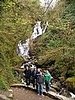 waterfall located along the ring of kerry